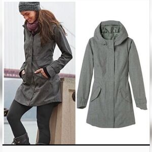 Athleta Gray Rainfall Jacket